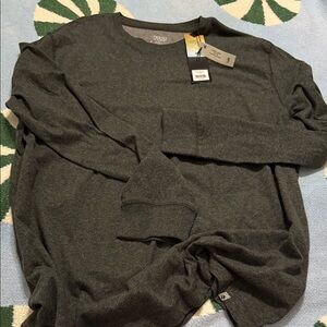 Ocean and coast Dark Gray Long Sleeve Shirt